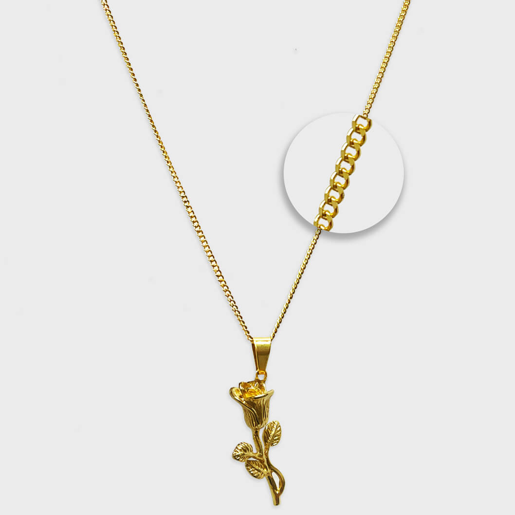THIRSTY ROSE - 18k GOLD PLATED
